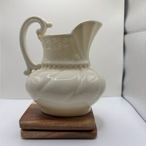 Lenox Cream and Gold Ceramic Pitcher